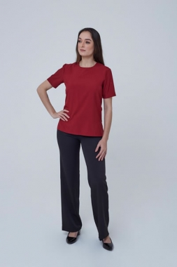 Camisa ou Camisete Feminina sem Botões e com Gola Careca Camisa ou Camisete Feminina sem Botões e com Gola Careca