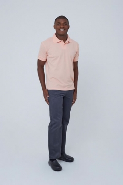 Camisa Polo Unissex em Piquet P.A. Color (cor Clara)