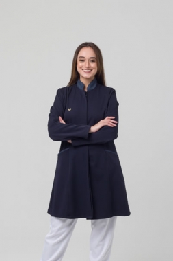 Jaleco 3/4 Manga Longa com Gola de Padre - FOTO 2