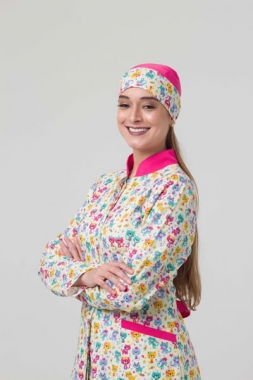 Jaleco 3/4 Manga Longa com Gola de Padre - FOTO 2