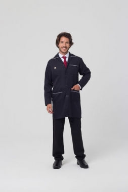 Jaleco 3/4 Manga Longa em Microfibra Foto Jaleco 3/4 Manga Longa em Microfibra