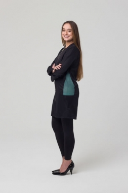 Jaleco 3/4 Manga Longa Feminino e com Zíper Frontal - FOTO 4 Jaleco 3/4 Manga Longa Feminino e com Zíper Frontal - FOTO 4