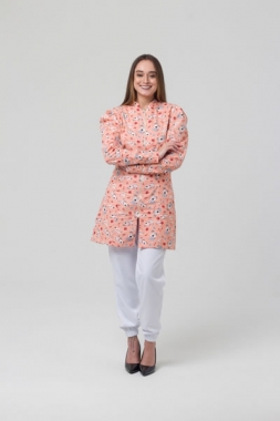 Jaleco Feminino 3/4 com Manga Princesa Foto Jaleco Feminino 3/4 com Manga Princesa