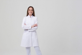 Jaleco Feminino 3/4 Manga Longa - FOTO 2