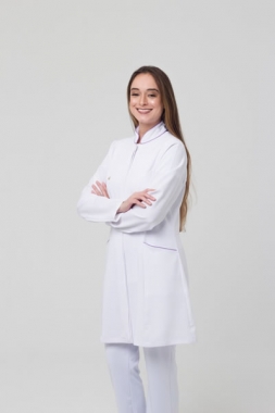 Jaleco Feminino 3/4 Manga Longa