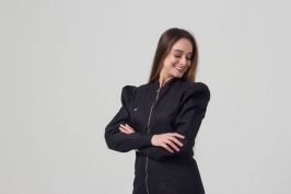 Jaleco Feminino 3/4 Manga Princesa - FOTO 2 Jaleco Feminino 3/4 Manga Princesa - FOTO 2