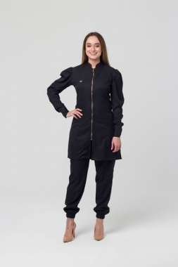 Jaleco Feminino 3/4 Manga Princesa - FOTO 3 Jaleco Feminino 3/4 Manga Princesa - FOTO 3