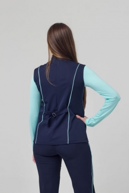 Jaleco Feminino com Gola de Padre - FOTO 4 Jaleco Feminino com Gola de Padre - FOTO 4