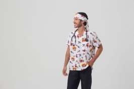 Jaleco Sem Botões e com Decote V - FOTO 2 Jaleco Sem Botões e com Decote V - FOTO 2